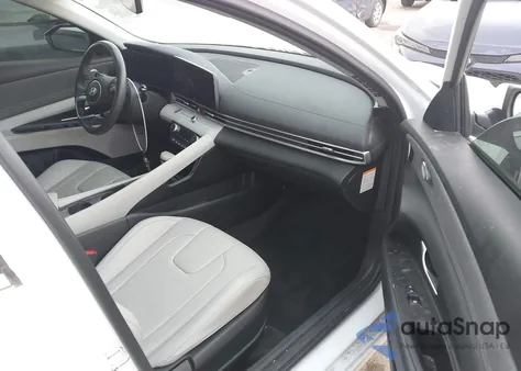 2024 Hyundai Elantra Hybrid Limited from USA, damaged, VIN KMHLN4DJ3RU103441